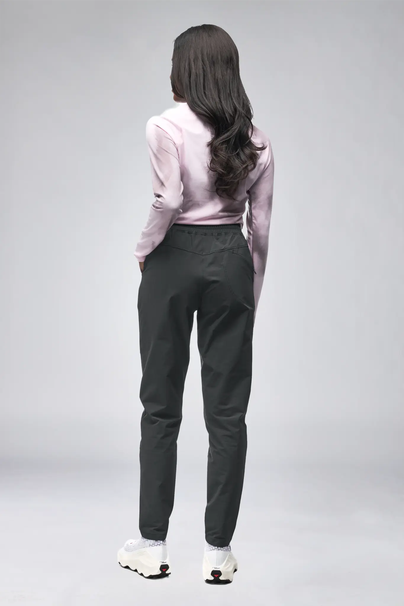Indyeva Women's Matkailu Brushed Pant in Black, alternate view
