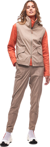 Indyeva Soma Light Woven Vest - Silt