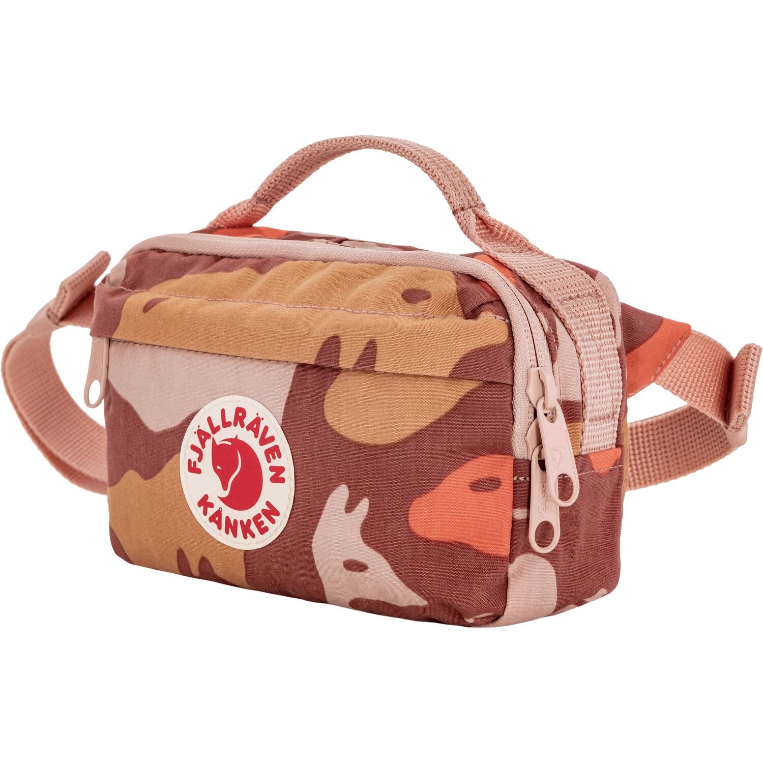 Fjällräven Kånken Graphics Hip Pack, ChalkRose/Hidden Animals, detail