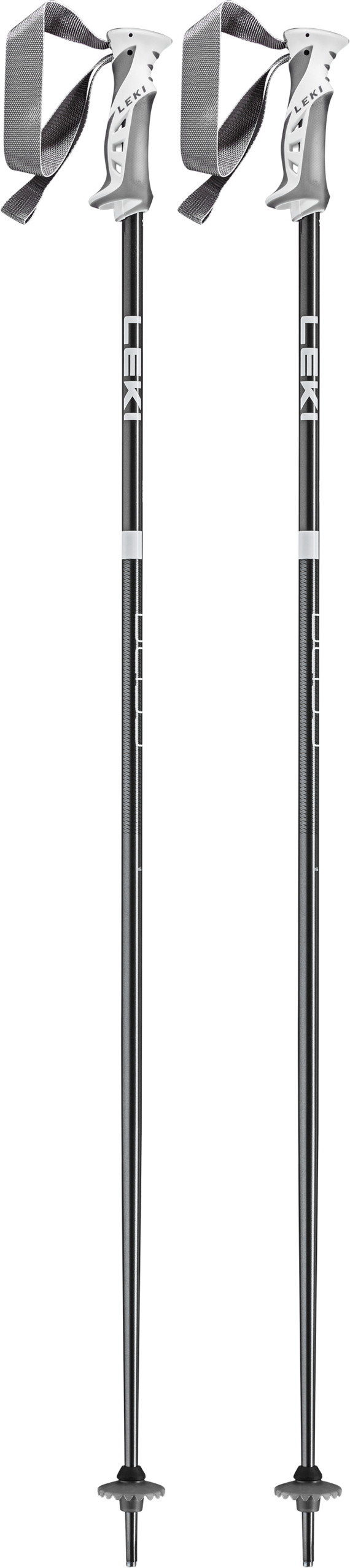 Leki Women's Bliss ski pole Gunmetal/White