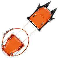 Petzl LEOPARD HYBRID crampons, underside