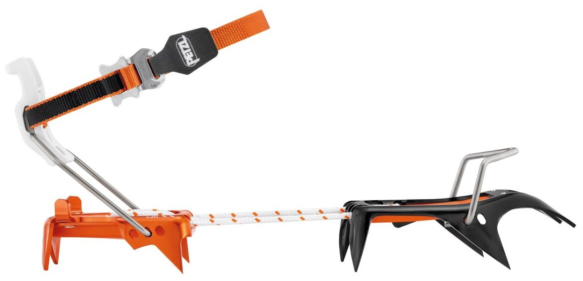 Petzl LEOPARD HYBRID crampons, side view