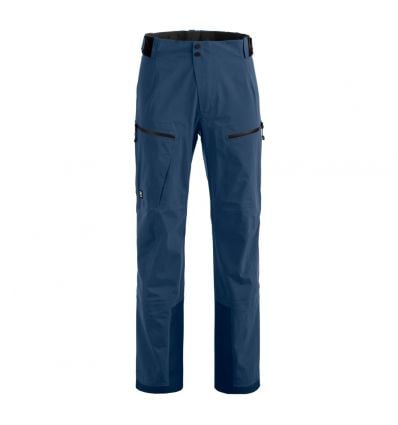 Ortovox Men's Ortler GORE-TEX Pants in Blue Nunatak, front