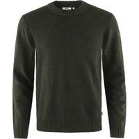 Fjällräven Men's Övik Round-neck Sweater, Dark Olive
