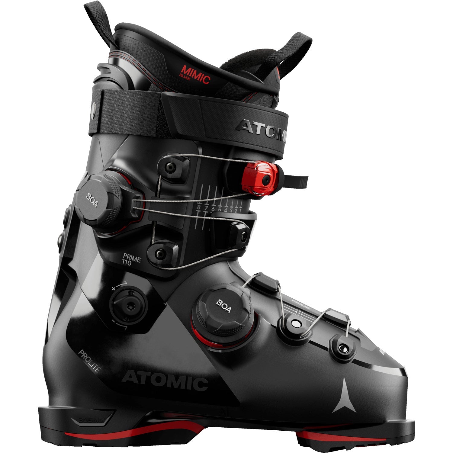 Atomic Hawx Prime 110 Dual BOA Ski Boot, side