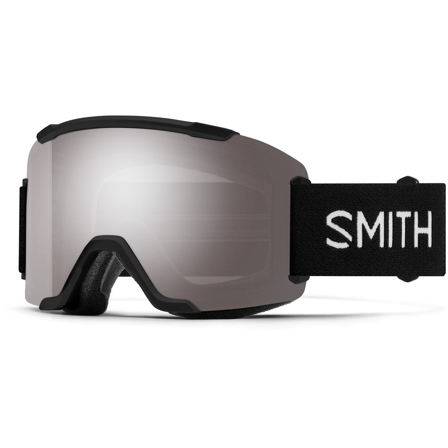 Smith Squad (2026) goggles - Black + ChromaPop Sun Platinum Mirror