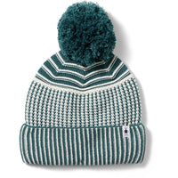 Summit Knit Pom Beanie - Dusty Teal