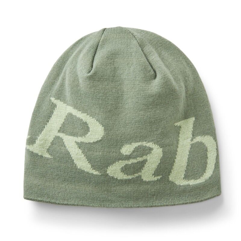 Rab Logo Beanie, Dark Fig Green/Fig Green