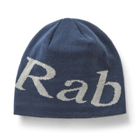 Rab Logo Beanie, Tempest Blue/Light Zinc