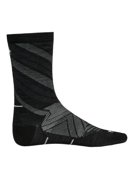 Smartwool Run Zero Cushion Crew Socks in Black, alternate view