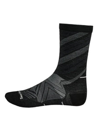 Smartwool Run Zero Cushion Crew Socks in Black