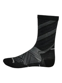 Smartwool Run Zero Cushion Crew Socks in Black