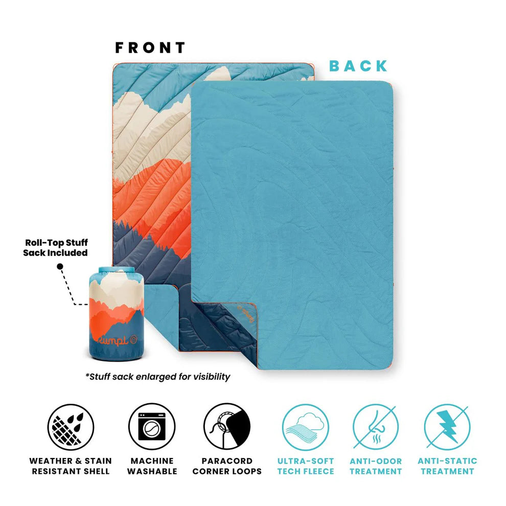 Fleece Puffy Blanket - Teton Glow