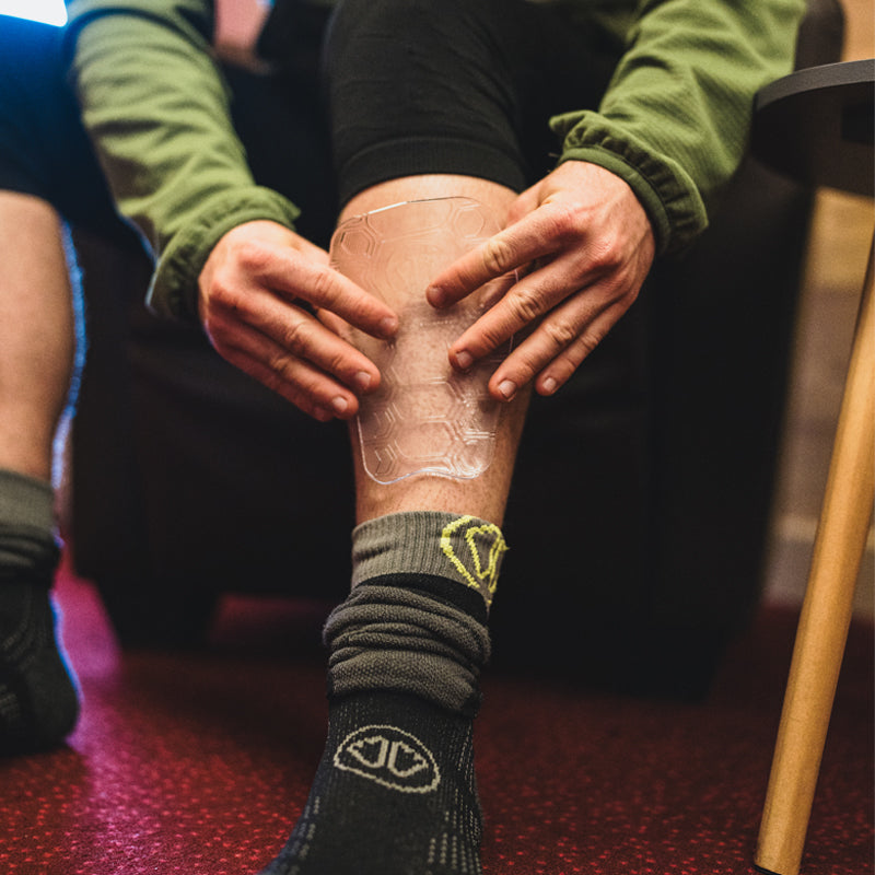 Sidas Shin Protectors Evo in use