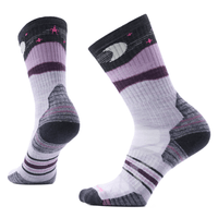 Smartwool Women's Hike Targeted Cushion Lunar Trek Crew Socks - Purple Eclipse