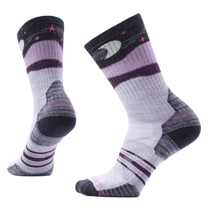 Smartwool Women's Hike Targeted Cushion Lunar Trek Crew Socks - Purple Eclipse
