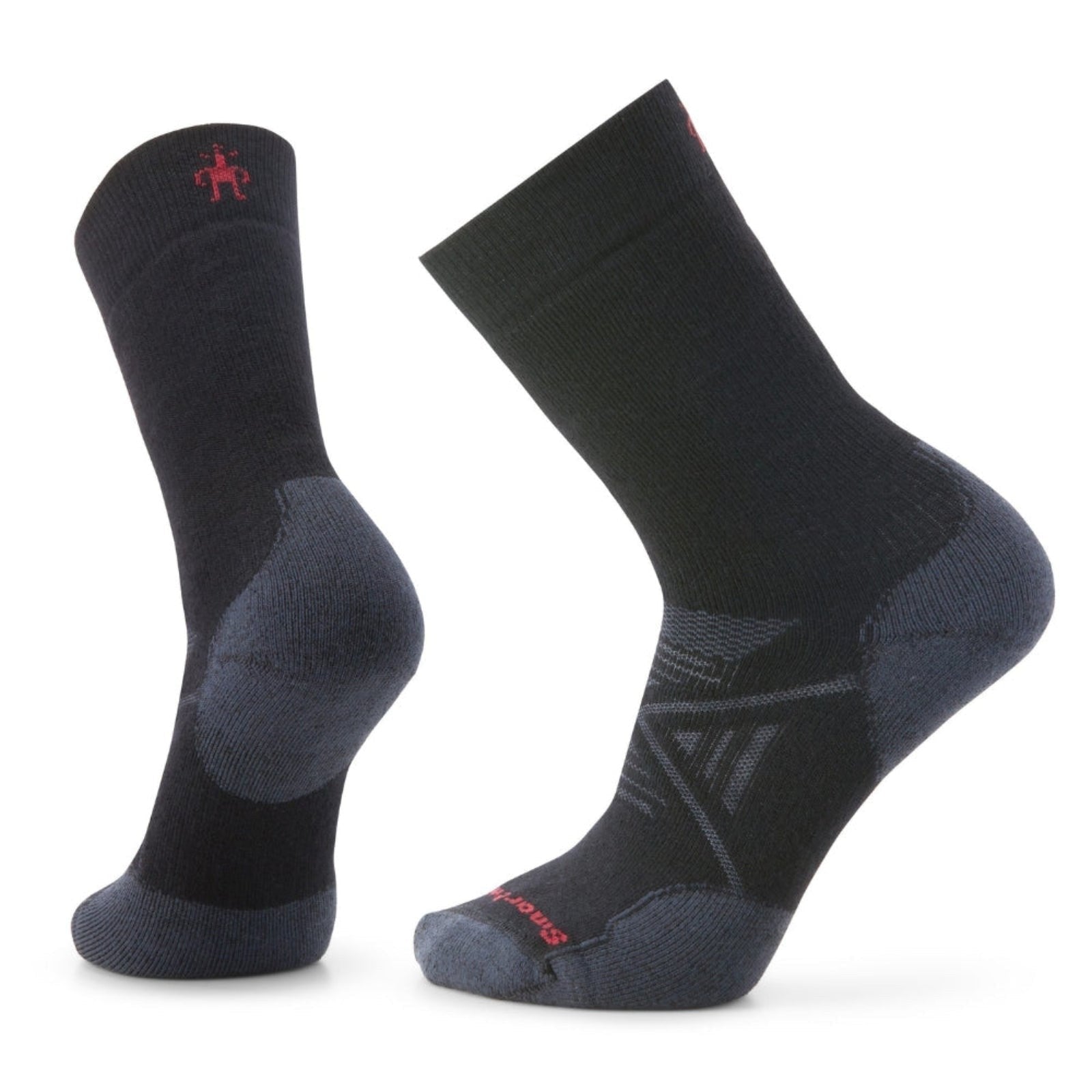 Nordic Full Cushion Crew Socks in Black, pair