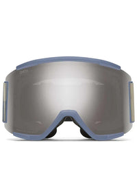 Smith Squad XL goggle, Granite Blue frame with ChromaPop Sun Platinum Mirror lens