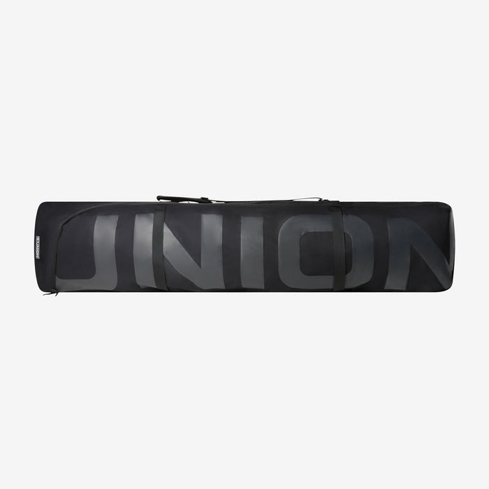 Union travel snowboard bag in black, front