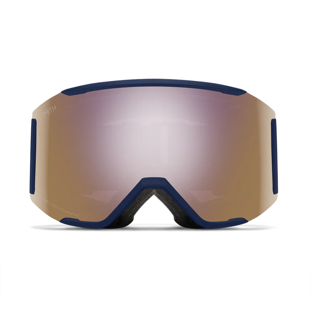 Smith Squad MAG goggle, AC Gen Sasaki frame with ChromaPop Everyday Rose Gold Mirror lens