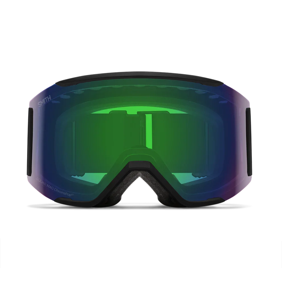 Smith Squad MAG goggle, Dylan Siggars AC frame with ChromaPop Everyday Green Mirror lens