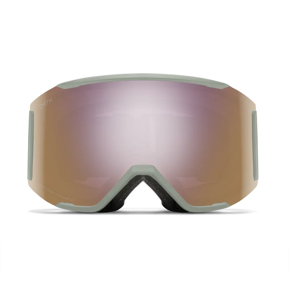 Smith Squad MAG goggle, Mind Expanders frame with ChromaPop Everyday Rose Gold Mirror lens