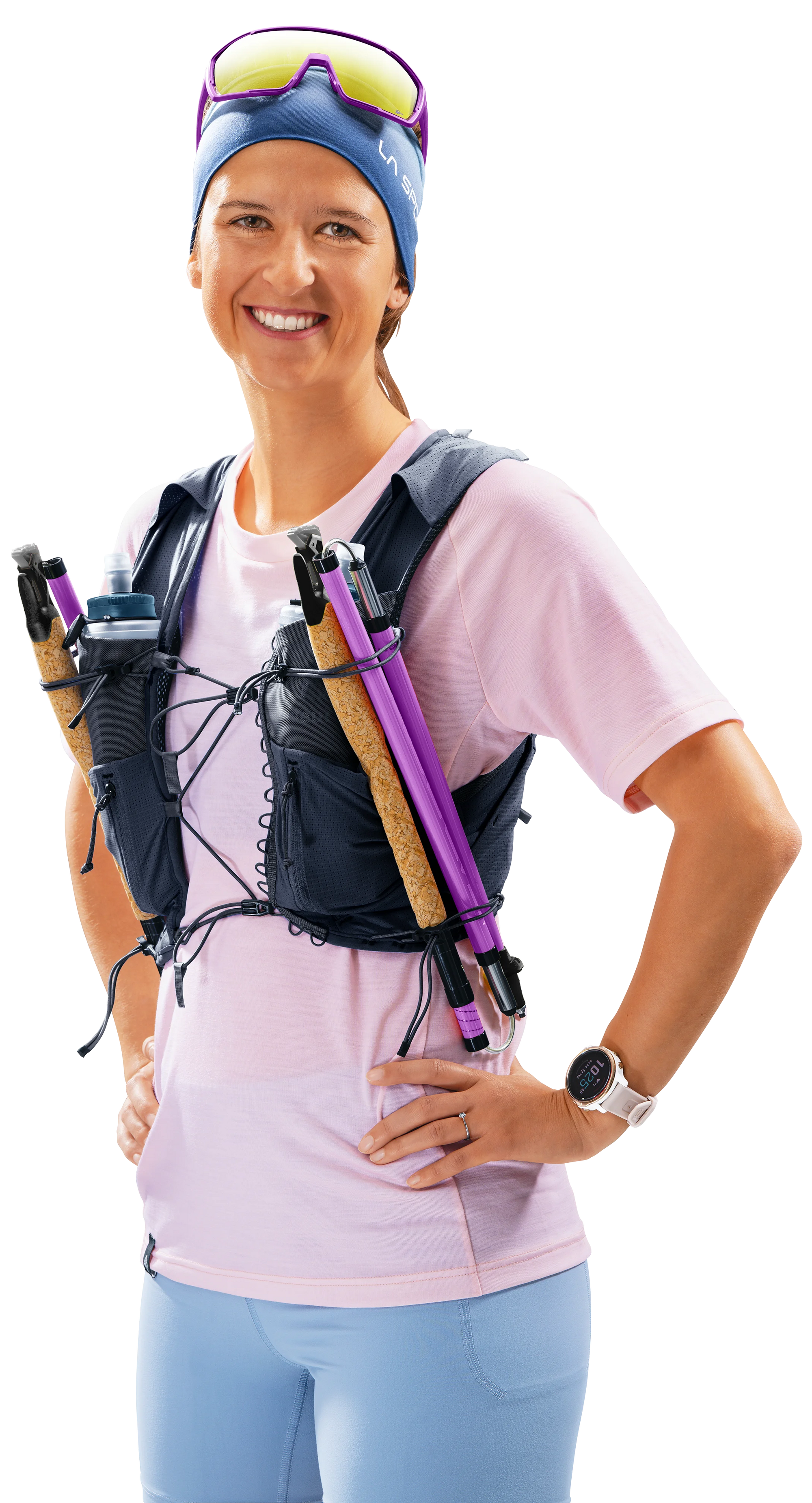 Deuter Traick 9 SL with soft flasks