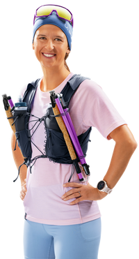 Deuter Traick 9 SL with soft flasks