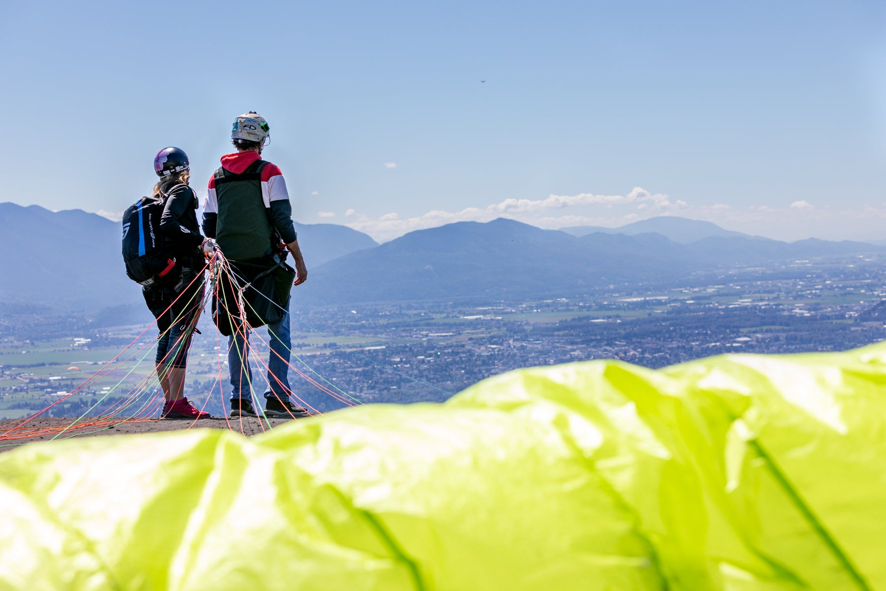 Tandem Paragliding Flight