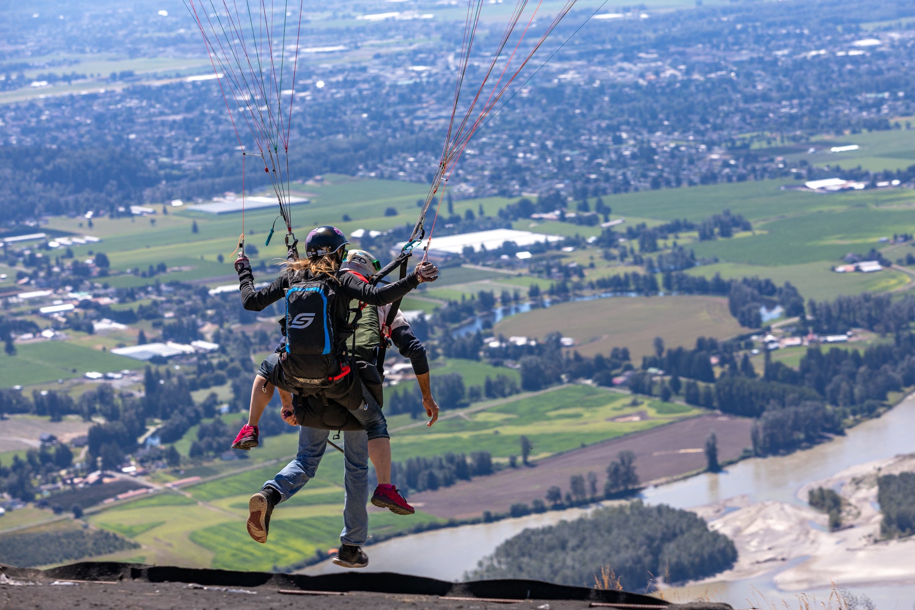 Tandem Paragliding Flight