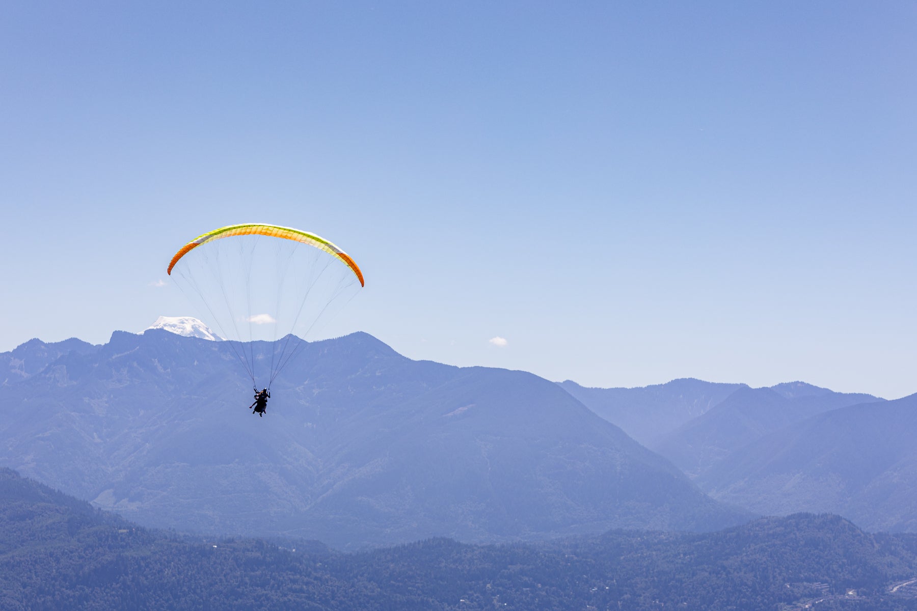 Tandem Paragliding Flight