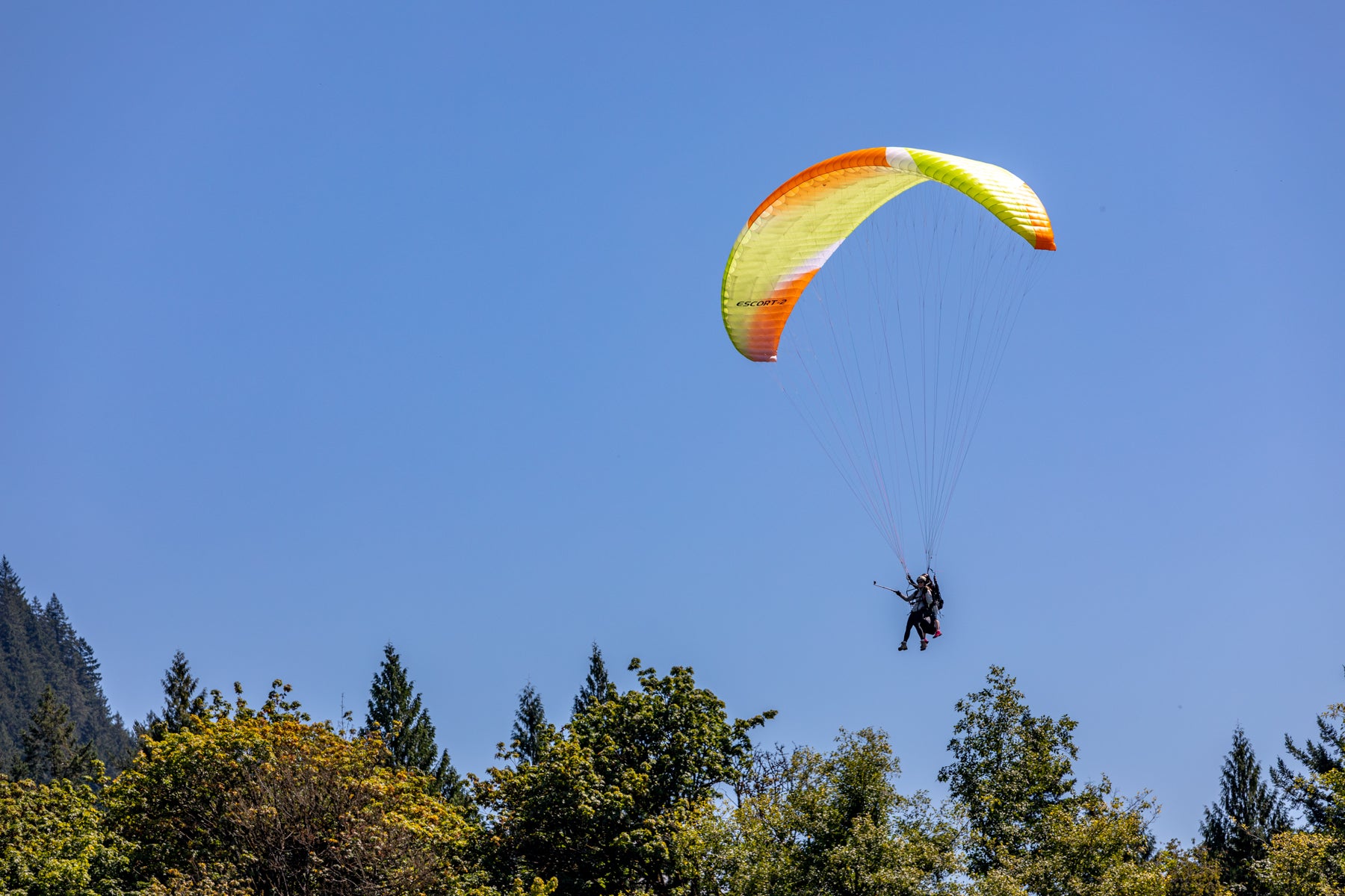 Tandem Paragliding Flight