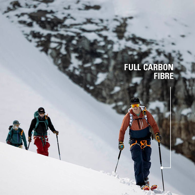 G3 VIA CARBON ski poles in use