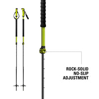 G3 VIA ski poles in use