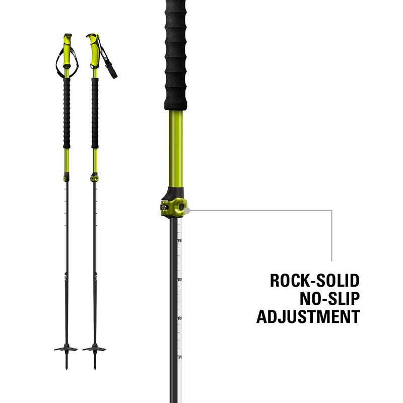 G3 VIA ski poles in use