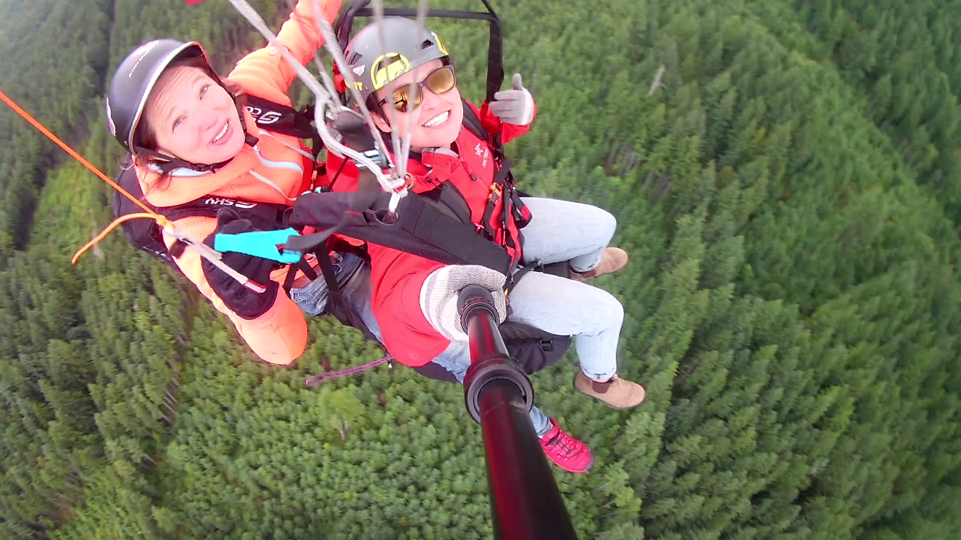 Tandem Paragliding Flight