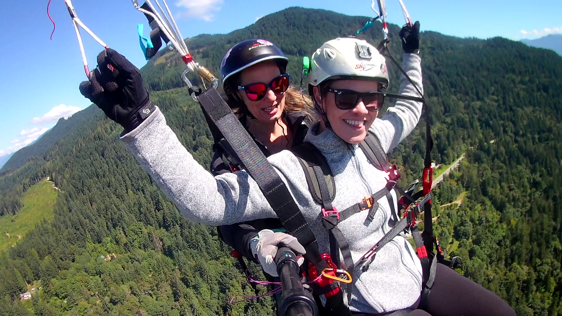 Tandem Paragliding Flight