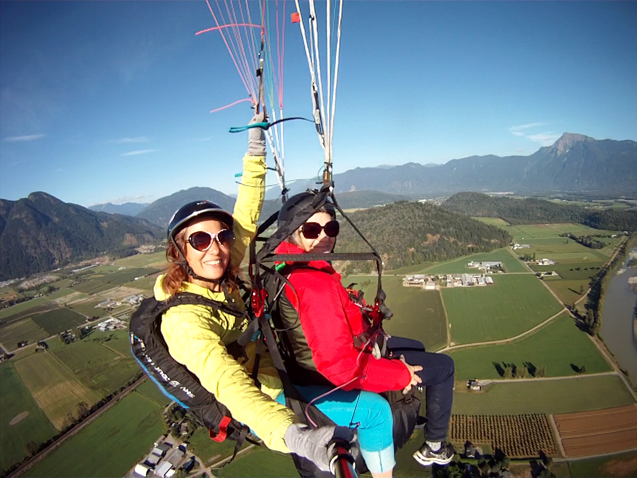 Tandem Paragliding Flight