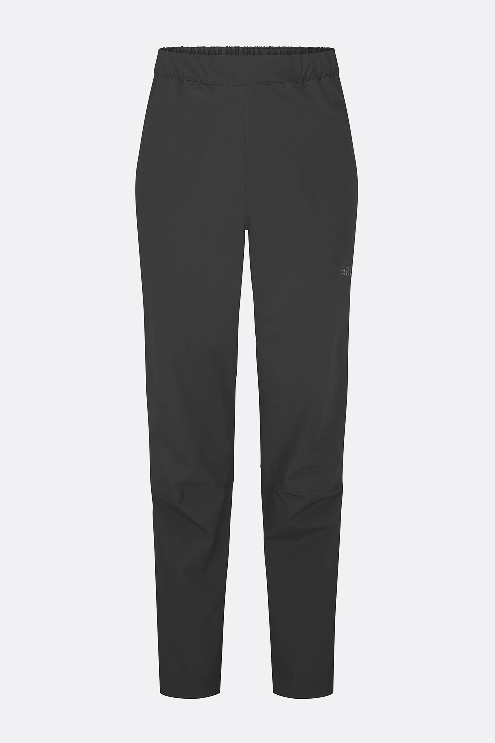 Rab Women's Downpour Waterproof Pants in Black, product view
