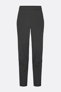 Rab Women's Downpour Waterproof Pants in Black, product view