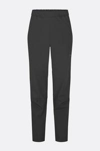 Rab Women's Downpour Waterproof Pants in Black, product view