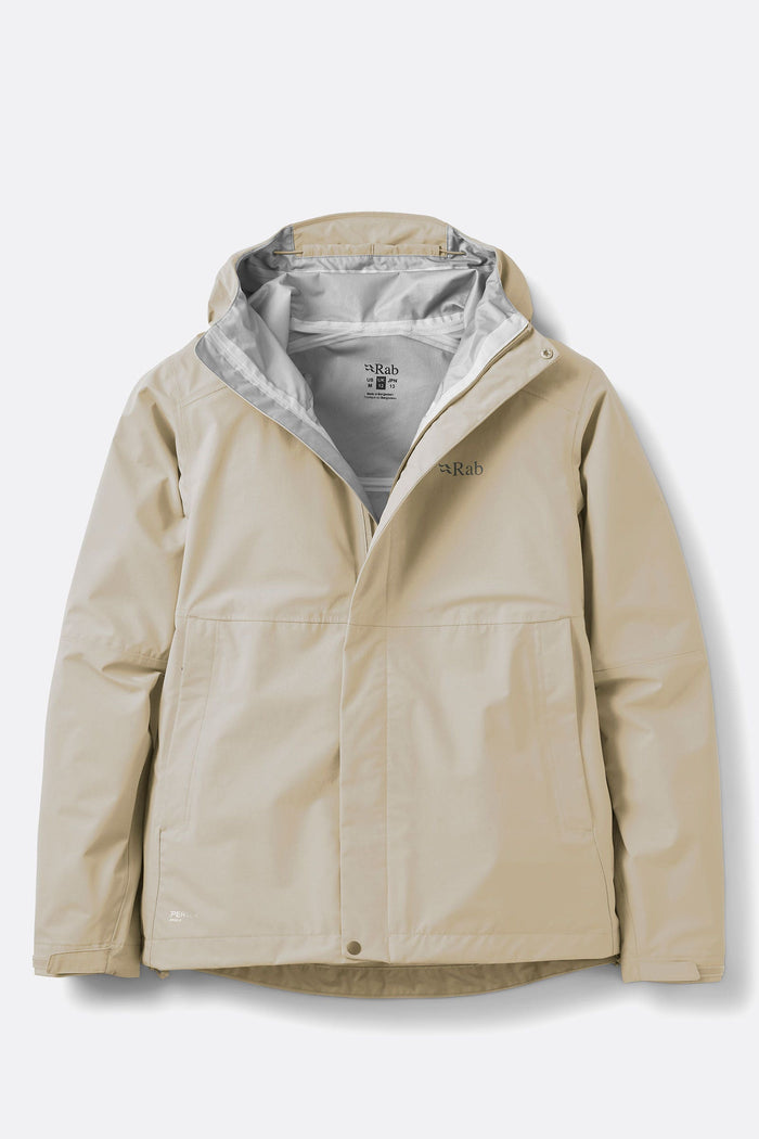 Rab Women's Firewall Waterproof Jacket in Dark Pebble
